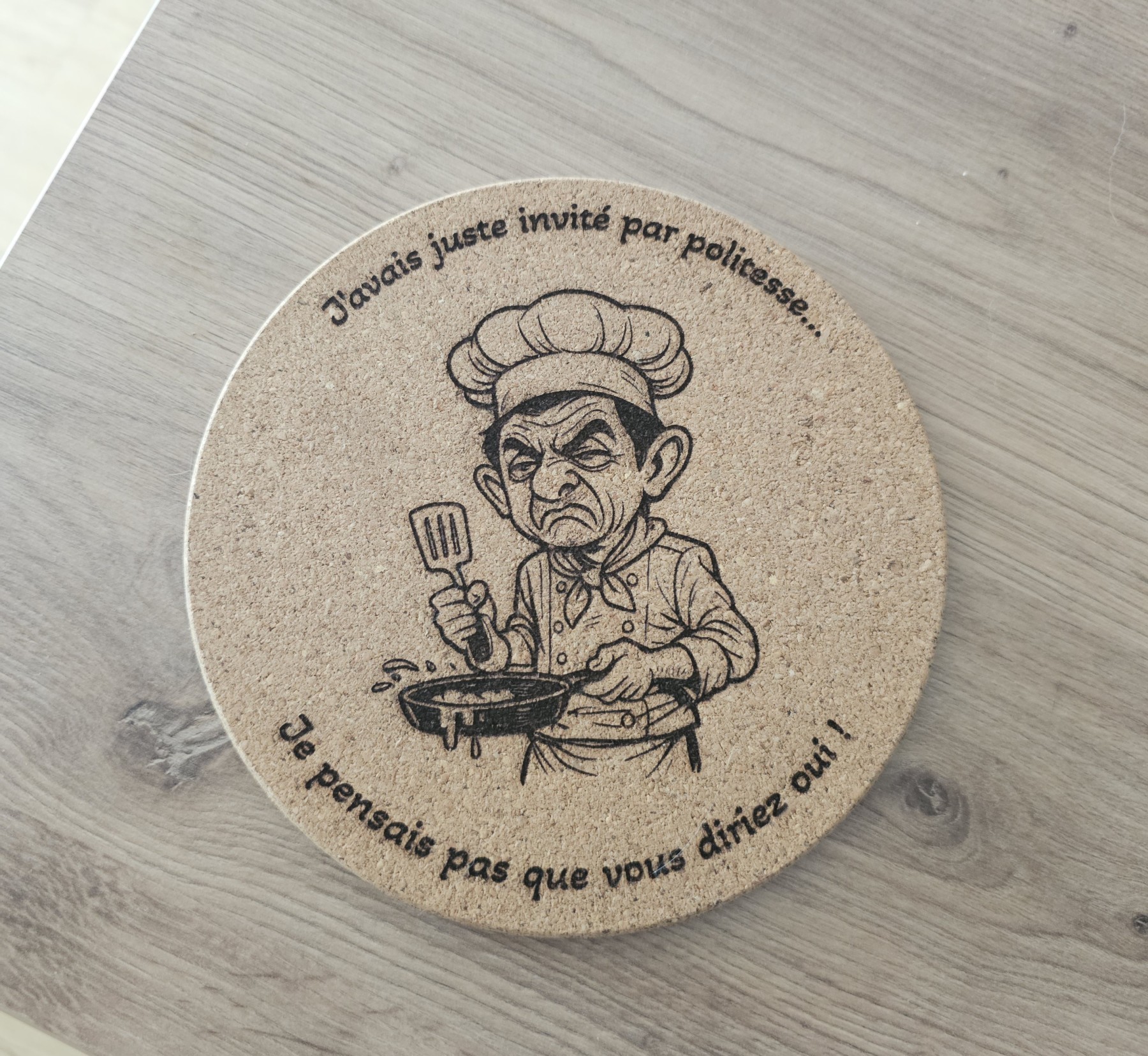 Dessous de plat humoristiques