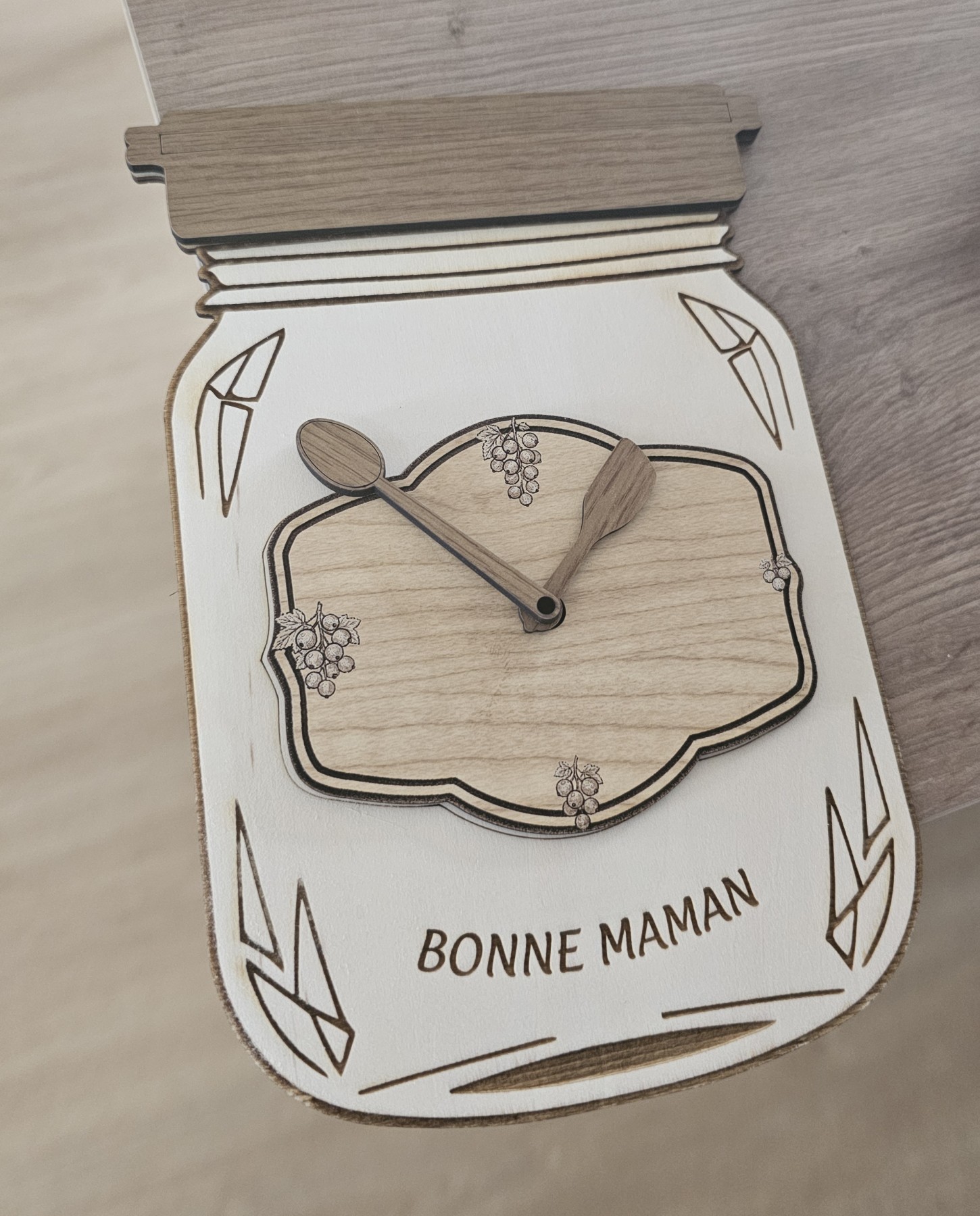 Horloge POT DE CONFITURE